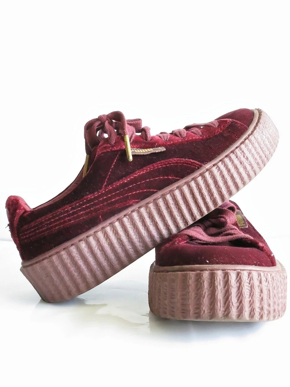 Puma Fenty by Rihanna Creeper Sneakers Burgundy US 8